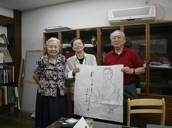 李延声为方增先画像
